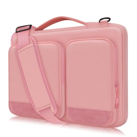 Alfheim 14-14.2 inch Laptop Case Sleeve, Waterproof Shock-Resistant Lightweight Shoulder Bag, 360° Protective Notebook Briefcase Compatible with 14.2 15.4 inch MacBook Pro USB-C A1990 A1707 A2442