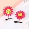 Set de 12 Pinzas para Cabello Flor con Resorte y