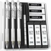 Four Candies Pastel Mechanical Pencil Set with Case, 3 Transparent