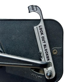 Lock Out Blocker for Airstream Travel Trailer Slide Lock, Prevent Getting Locked Out, Compatible With Most Models 2005+ (Lock Latches on Left)