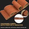 XUKEY Beige Leather DIY Car Steering Wheel Cover Breathable Non-slip