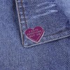 haohaoyu l Hate Everyone But Us Heart Enamel Brooch Love