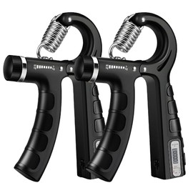 Entrenador de Fuerza de Agarre, Ejercitador de Agarre Mano con Resistencia Ajustable para Fortalecimiento Muscular, Fortalecedor de Antebrazo, Ejercit