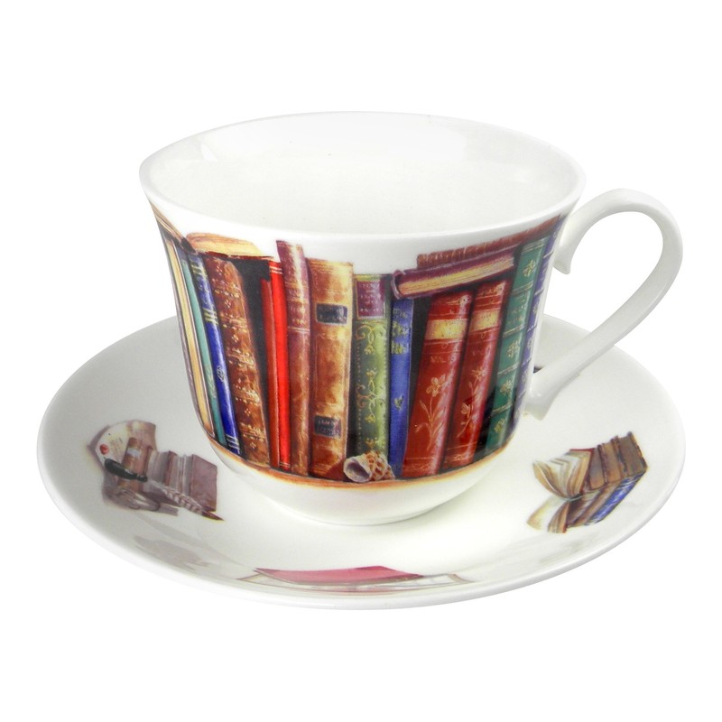 Roy Kirkham Creative Writing Book Lovers Breakfast Tea cup and