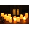 DRomance Flameless Flickering LED Votive Candles with Remote, Battery Operated
