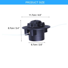 Woopeey 2 Pcs C5-2 Trimmer Head for Stihl Autocut C5-2 String Trimmer Head FS45 FS45C FS38 FS46 FS40 FS50 FSE60 Weed Eater Head Replace OE # 4006 710 2106, 4006 710 2103