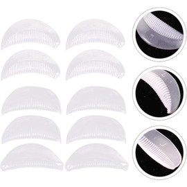 10 pares Kit Lifting Pestañas Almohadillas de Silicona Transparentes para Permanente y Levantamiento Pads Anatómicos Seguros y Duraderos para Salón Profesional