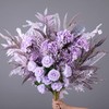 FagusHome 30 Pcs Silk Hydrangea Heads Artificial Flowers Heads and