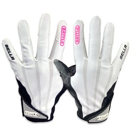 Battle Sports I'm HER Bella Female Football Receiver Gloves, Adult & Youth, Limited Edition (Small, Youth)