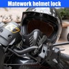 Matework Motorcycle Lock Anti Theft Heavy Duty, Motorcycle Handlebar with