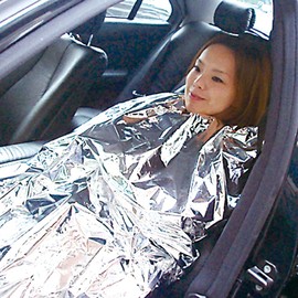 【空気枕付】防災アルミ蒸着寝袋