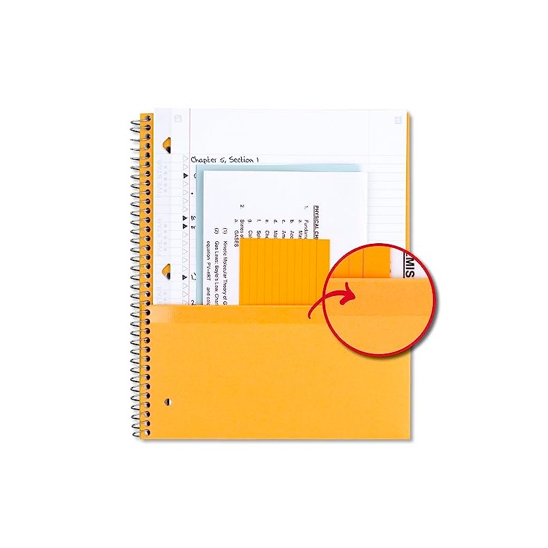 Five Star Cuaderno Profesional Rayado 100 Hojas Antimicrobiano 4 Pzas