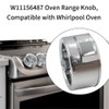 SagaSave W11156487 Range Control Knob, 4 Pcs Kitchen Oven Stove