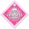 Little Princess on Board Sign, Baby on Board Sign for
