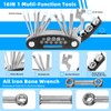 Hossom Bicycle Repair Kit Set, 40 Pieces Bicycle Repair Kit