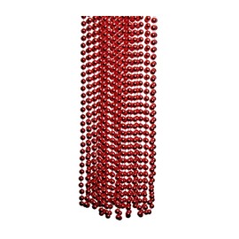 UKDeals Direct UKDD Christmas Bead Chain - Christmas Bead Garlands - Christmas tree Decorations (Red), 10meter long 8mm Thickness