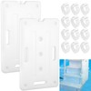2 PCS Swimming Pool Ladder Weights with 12 Adjustable Straps,
