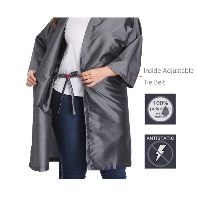 Salon Client Gown Robes Cape, Hair Salon Smock for Clients-