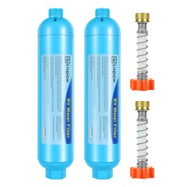 Livpow RV Water Filter and Hose Kit 2 Pack