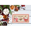 Twisted R Design Warm Winter Wishes Hot Cocoa Christmas Printed