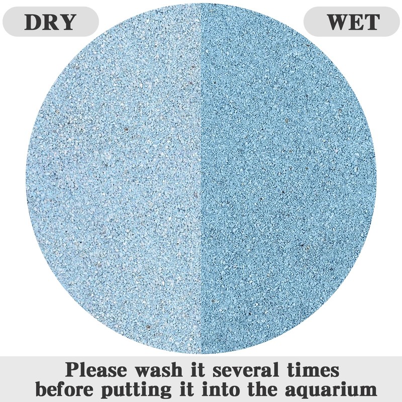 FANTIAN 5 lbs Blue Sand, 0.4-0.8 mm Decorative Sand for