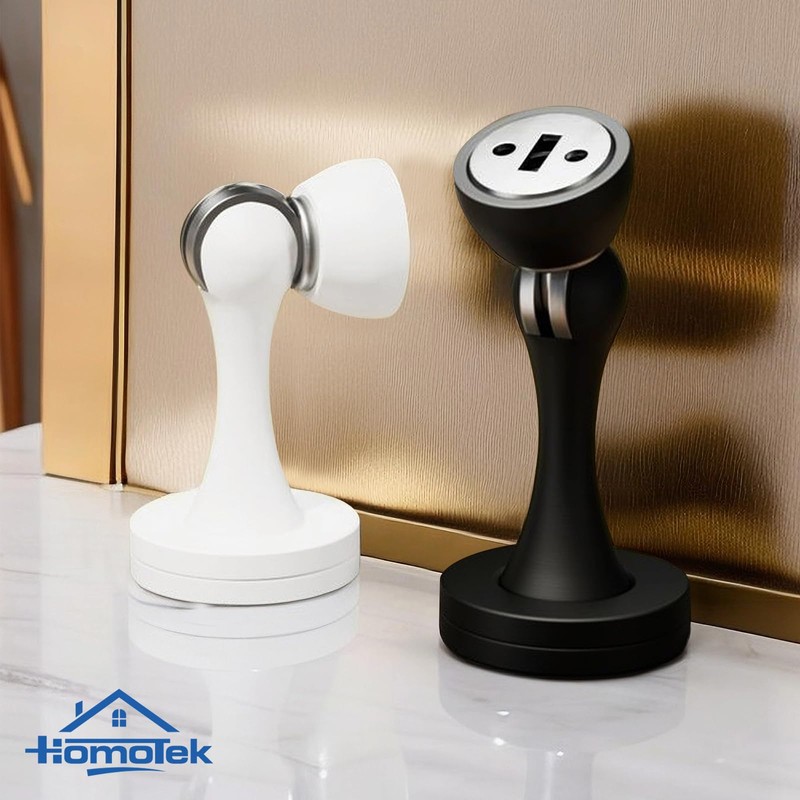 HOMOTEK 2 Pack Magnetic Door Stopper, Magnet Door Stop Heavy