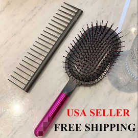 Dyson Dyson Supersonic Styling Set; Detangling Comb and Paddle Brush 969747-01 Fuchsia