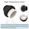 4 Pack 2 Inch Hi Temp Unions, 2" MIP x
