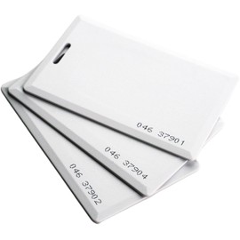 100 pcs 26 Bit Proximity Clamshell Weigand Prox Swipe Cards Compatable with ISOProx 1386 1326 H10301 Format Readers and Systems. Works with The Many of Access Control Systems