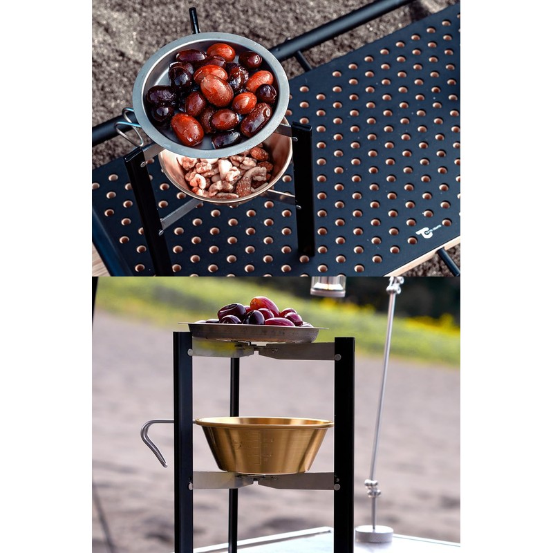 TOKYO CRAFTS Elevated Shelf, Sierra Cup Stand, 3 Seconds Assembly,