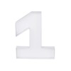 20.8cm Fillable Cardboard Number Paper Mache Shaped Container Birthday Party