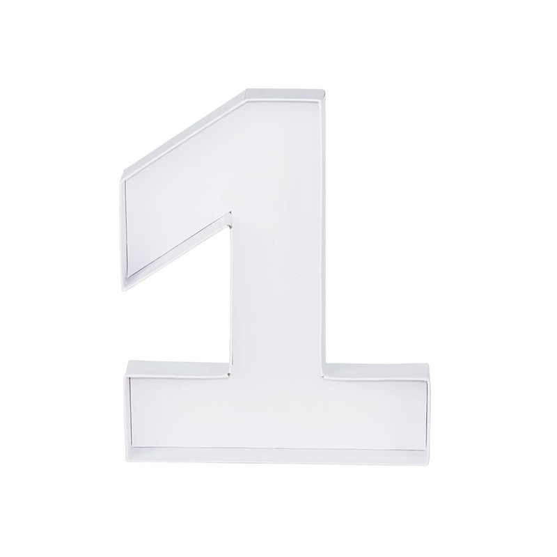 20.8cm Fillable Cardboard Number Paper Mache Shaped Container Birthday Party