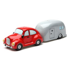Pacific Giftware Car and Trailer Magnetic Ceramic Salt & Pepper Shaker