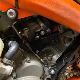 Modeer TPS Sensor Guard Protective Cover Compatible with KTM EXC XCW XC 250 300 TPi Sixdays 2018-2022 EXC XCW 150 TPI 2020-2022 Husqvarna TE150i TE250i TE300i TX300i 2018-2022 (Black)