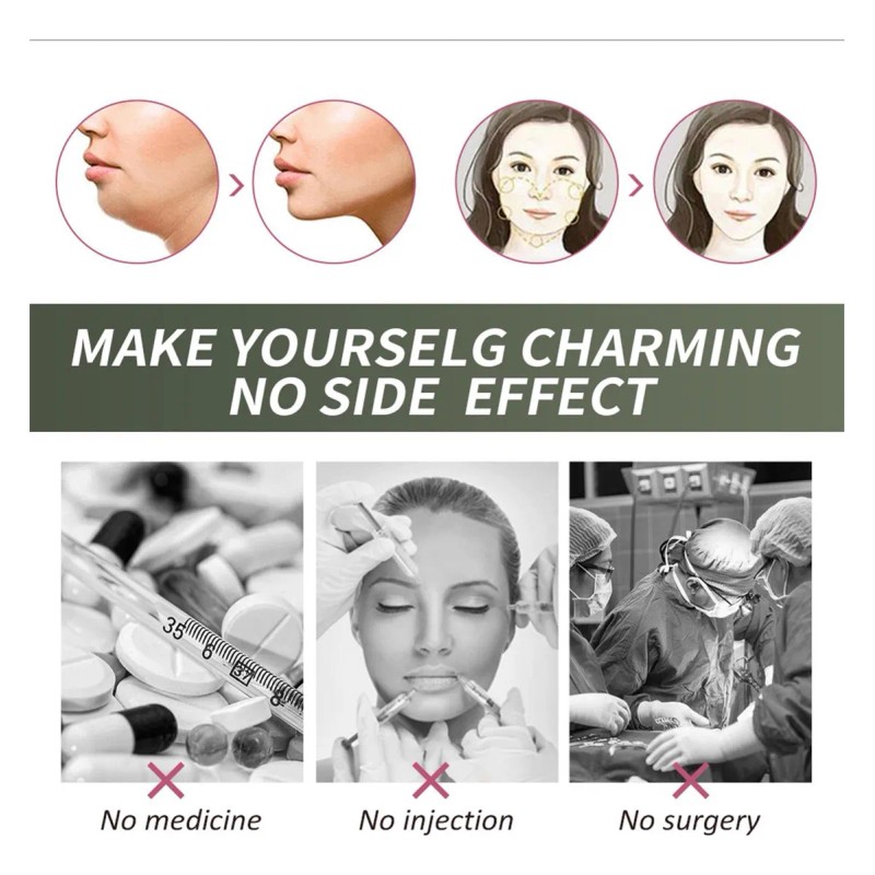 Correa De Barbilla Para Dormir, Estiramiento Facial,