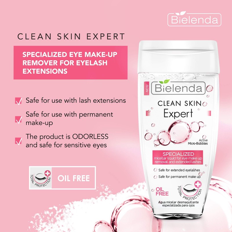Bielenda Clean Skin Expert - Safe For Use With Lash