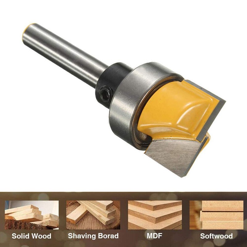 Mesee 1/4 Inch Shank Flush Trim Template Router Bit, Hinge