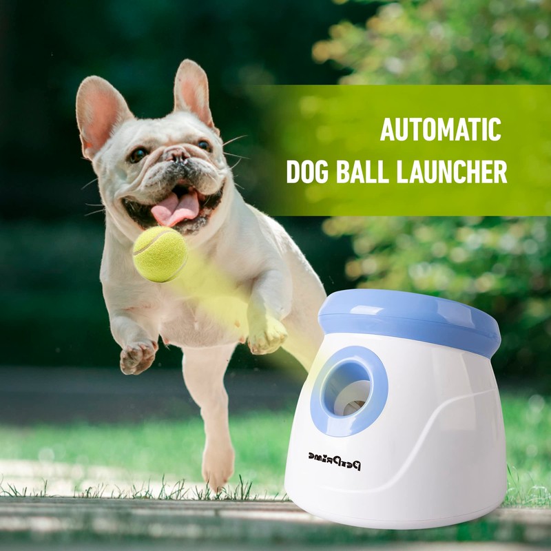 Pet Prime Automatic Dog Ball Thrower Launcher for Small and