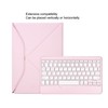 Vertical Keyboard Case Multi Angle Magnetic Clear Back Cover Detachable