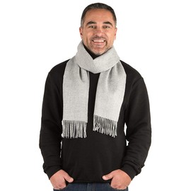 Inca Fashions - Luxurious 100% Baby Alpaca Scarf - Ultimate Softness - Classics for Men & Women (Black Jet)