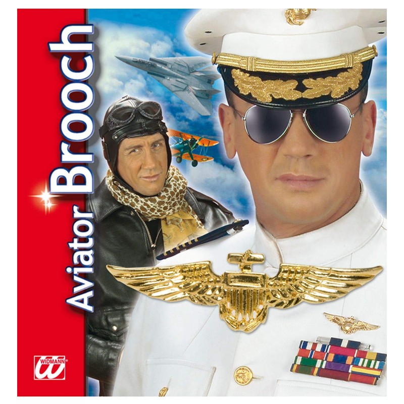 WIDMANN Aptafêtes ? AC3020 ? Aviator Gold Brooch