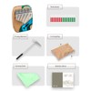 17 Keys Beech Wooden Thumb Finger Piano Mini Portable Musical