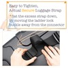 Aburbe 2-Pack Heavy Duty Luggage Straps - Adjustable Securing Belts
