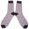 Cuff Mania Pink Flamingo Men's Socks, Funny, Funny, Unique, Comic,