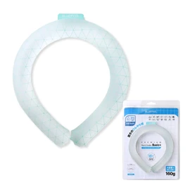 BLUEFEEL BLF25138 Premium Ice Neck Cooler, Basic + Grid, High Purity PCM Neck Ring, Ice Neck Ring, Freezing at Below 42°F (18°C), Long Lasting Cooling, Large Capacity, 5.6 oz (160 g), Cooling Goods,