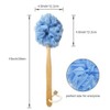 RASDDER Loofah with Handle, Loofah on a Stick, Shower Sponge