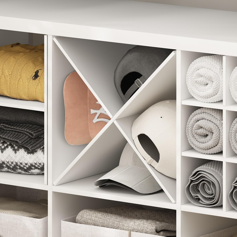 Furinno Cubicle X-Shelf Cube Organizer Insert (Does not fit IKEA