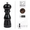 Peugeot 23706 Paris U'Select 7-Inch Pepper Mill, Black Lacquer