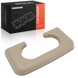 A-Premium Center Console Cup Holder Armrest Pad Compatible with Ford F-250 F-350 1999-2009, F-250 F-350 F-450 Super Duty 1999-2010, Beige