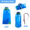 JOLIGAEA Pack of 4 700 ml Foldable Flexible Water Bottles,